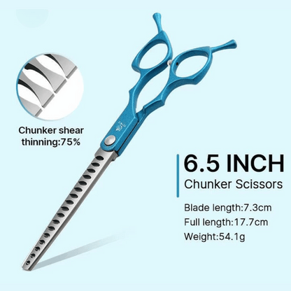 Premium Pet Grooming Scissors Set with Comfort Grip