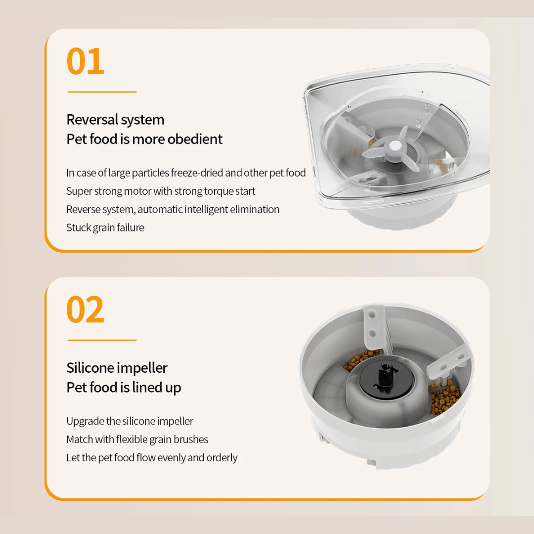 Smart Automatic Pet Feeder with WiFi and Mobile App