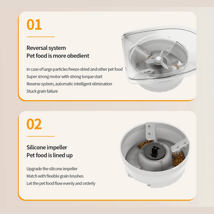 Smart Automatic Pet Feeder with WiFi and Mobile App