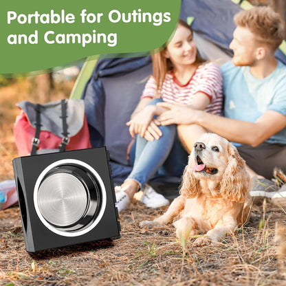 Raised Dog Bowls for Small Medium Large Dogs, 5 Height Adjustable Dog Bowl Stand to 8cm 23cm, 27cm, 31cm, 35cm, with 2 Stainless Steel Dog Food Bowl, Elevated Dog Bowls for Traveling