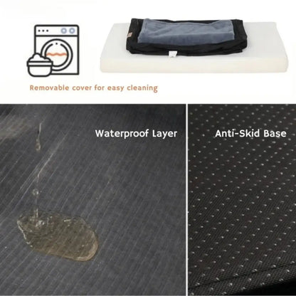 Large Plush Orthopedic Dog Bed Mattress with Comfort Cover