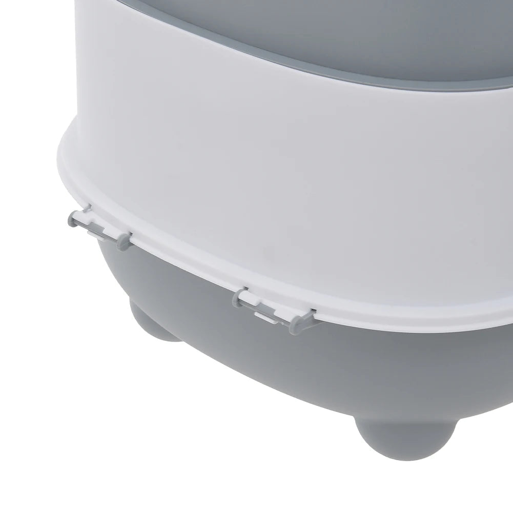 Large Covered Cat Litter Box with UV Sanitizer & Anti Slip Base