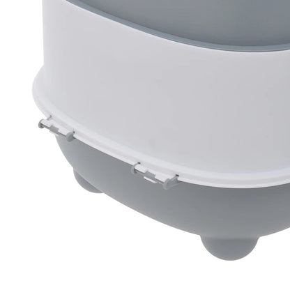 Large Covered Cat Litter Box with UV Sanitizer & Anti Slip Base