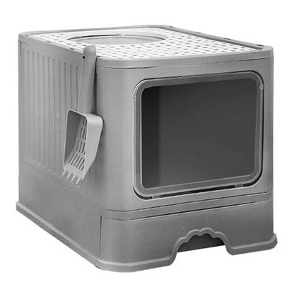 Large Hidden Cat Litter Box with Easy Clean Tray