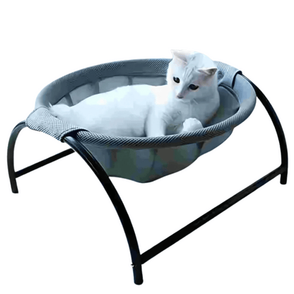 Sturdy Wooden Cat Hammock Bed with Solid Frame