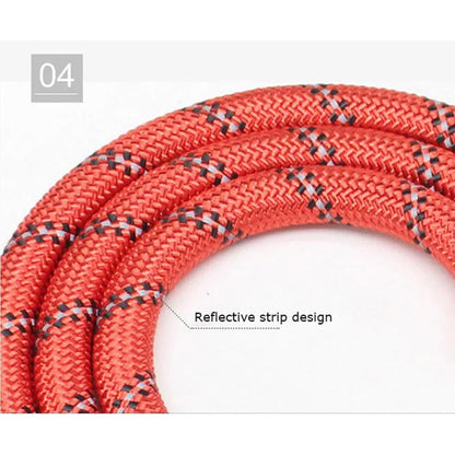 Durable Pet Leash with Padded Grip & Hi-Vis Rope