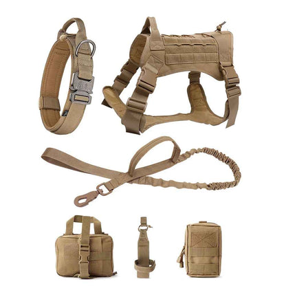 Tough Dog Training Vest with Leash and Pouch Set