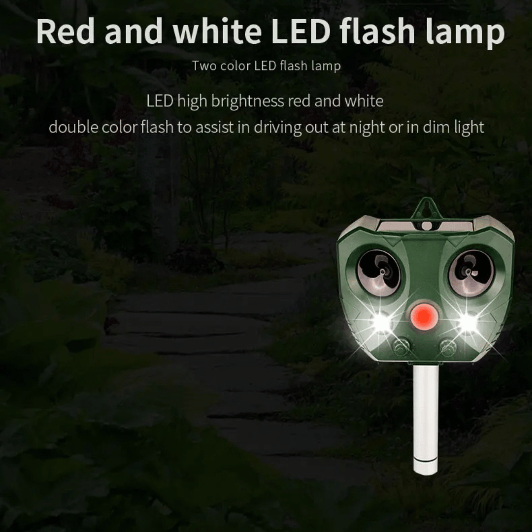 Outdoor Motion Activated Pest Repellent for Gardens