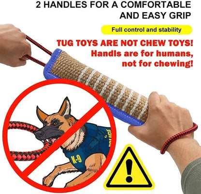 Durable Jute Bite Pillow for Dog Training