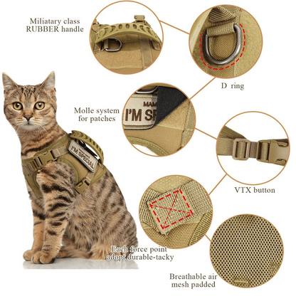 Durable Outdoor Cat Vest & Leash