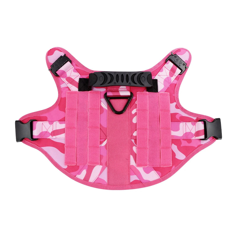 Durable Camo Dog Vest | Outdoor Pet Harness