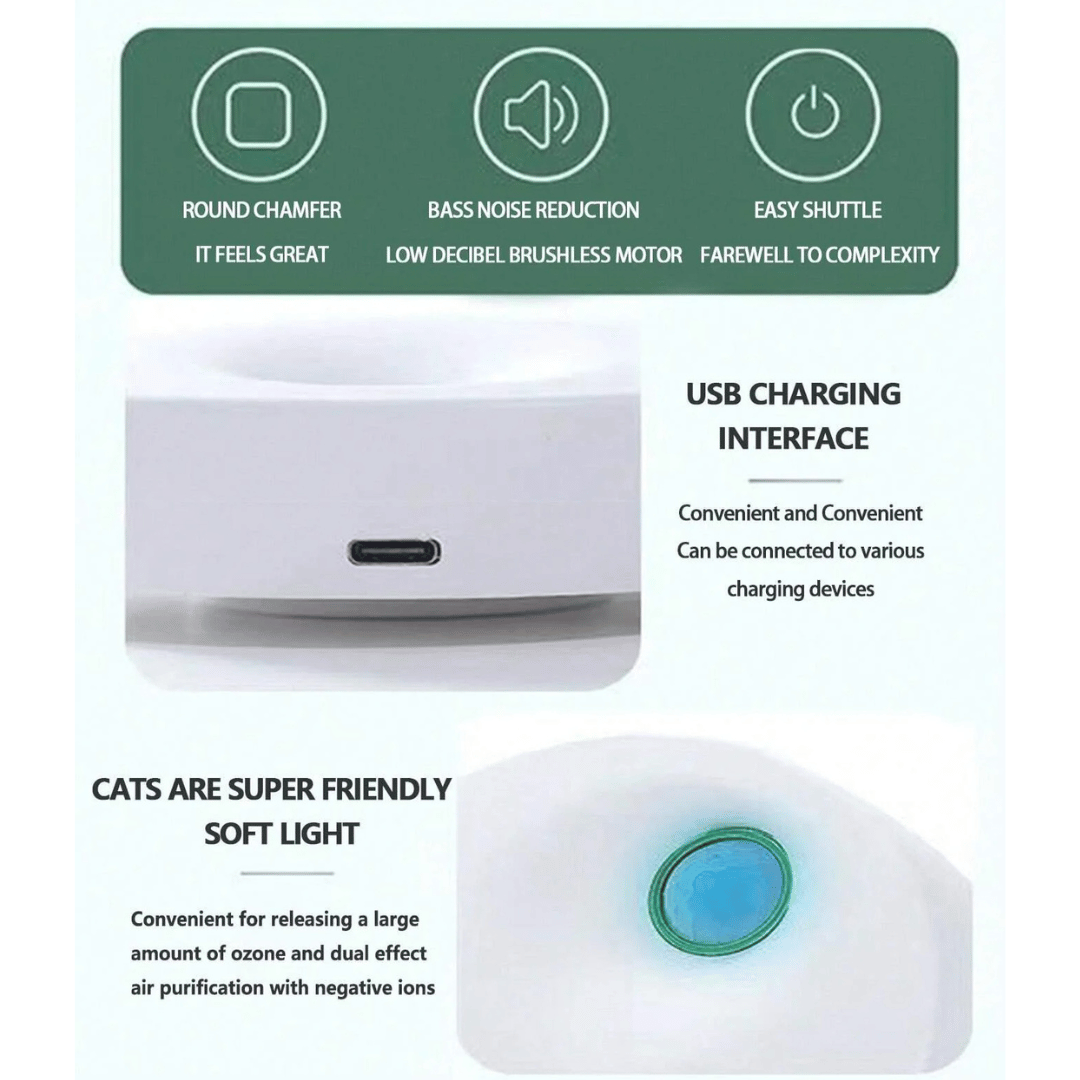 Automatic Pet Litter Box Odor Remover USB Charger