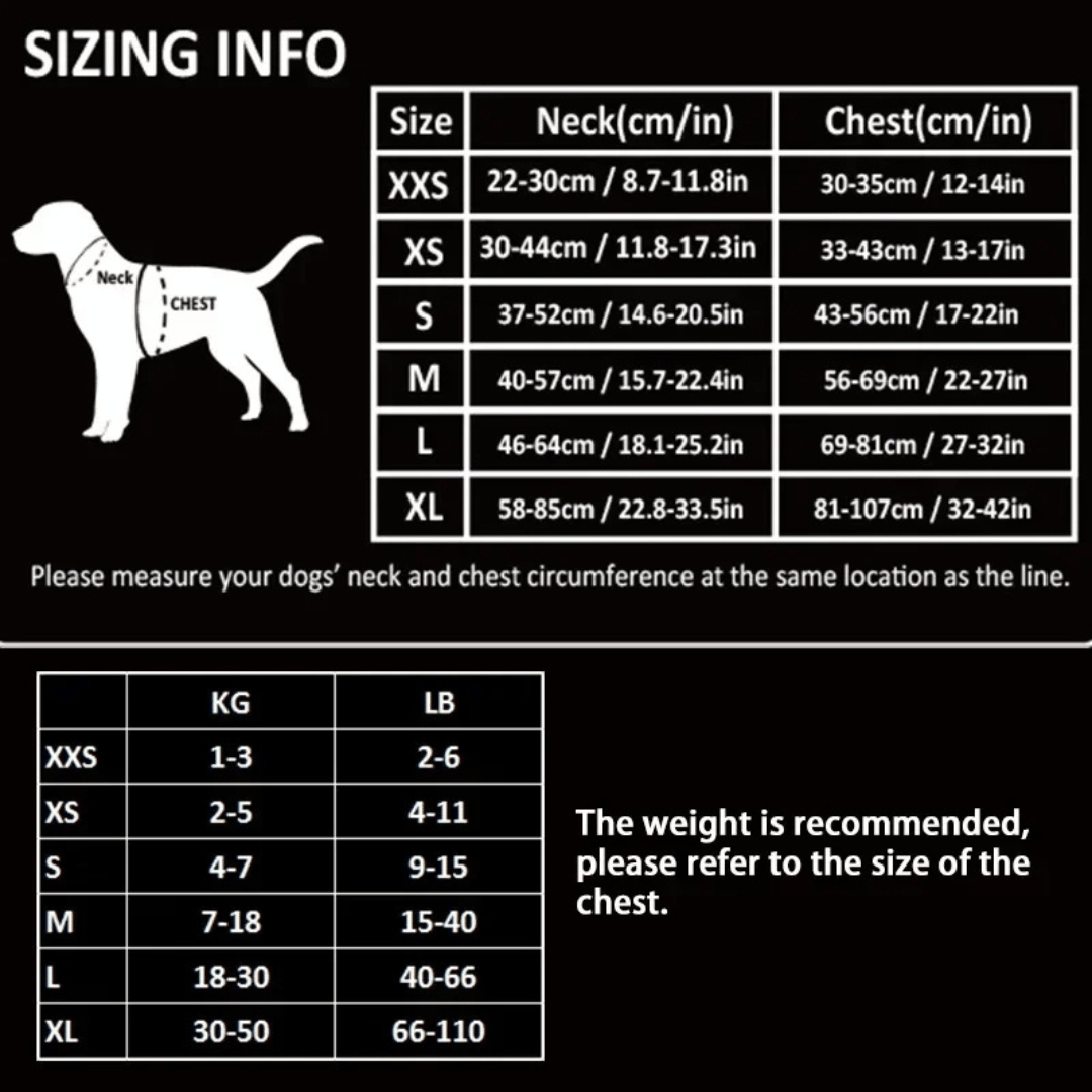 Durable Water Resistant Dog Vest Harness