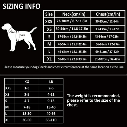 Durable Water Resistant Dog Vest Harness