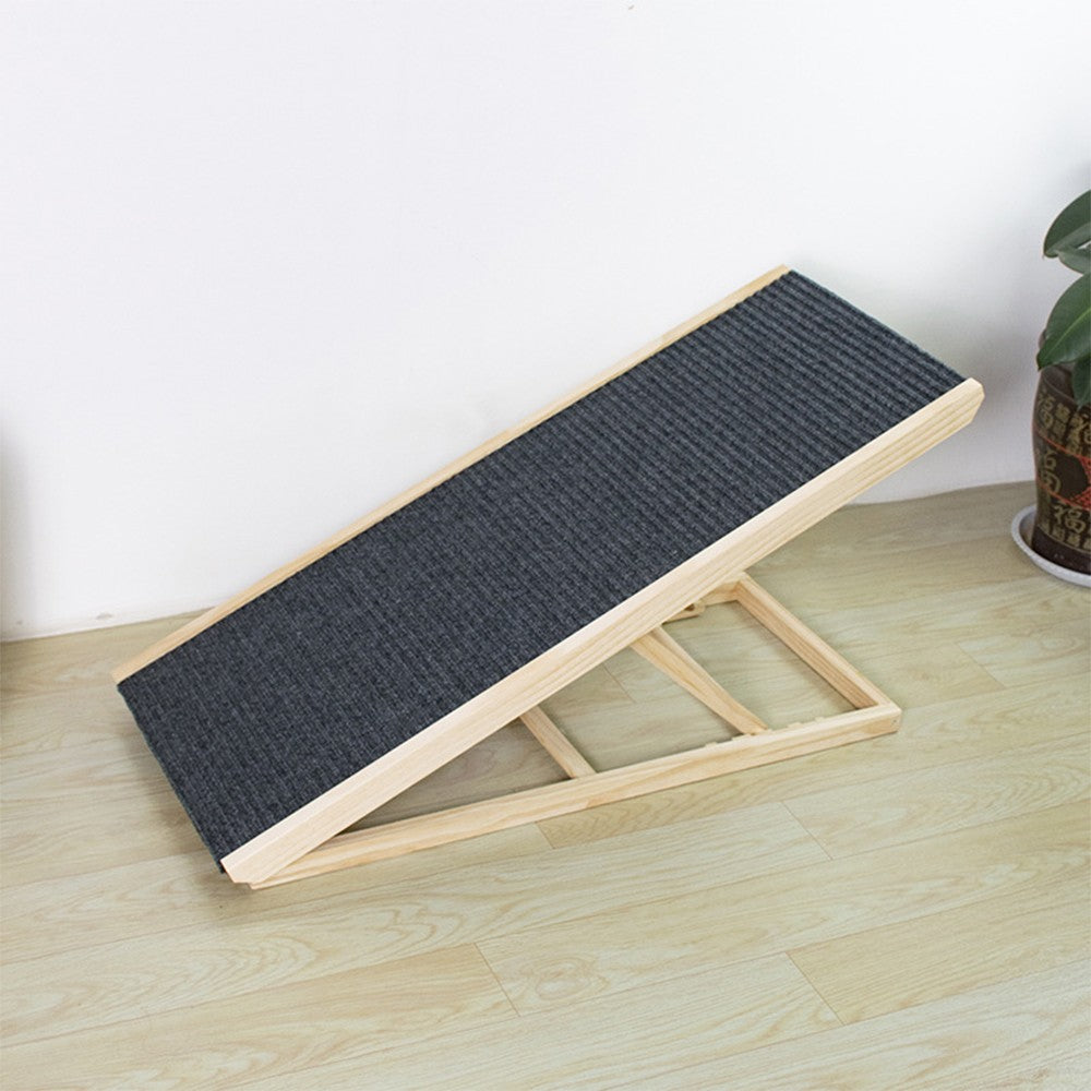 Adjustable Heights Dog Pet Ramp Foldable Stairs Non-Slip Ramp for Car Bed Sofa