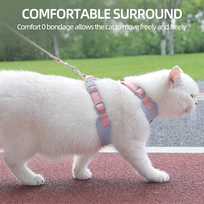Soft Purrfect Cat Harness Leash Set