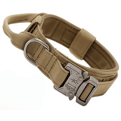 Strong Durable Tactical Dog Collar for Big Dogs