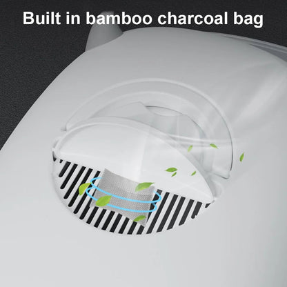 Easy Clean Cat Litter Box with Sliding Door