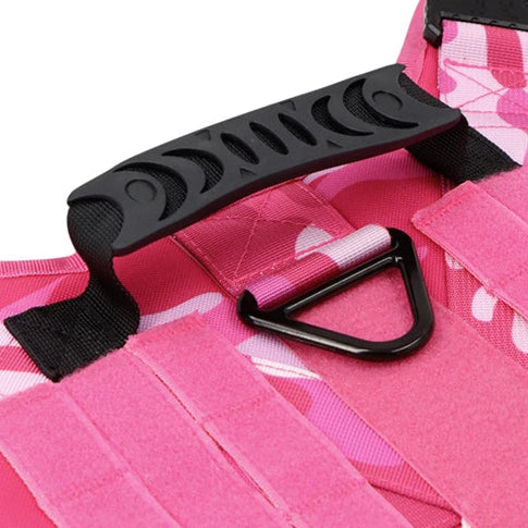 Durable Camo Dog Vest | Outdoor Pet Harness