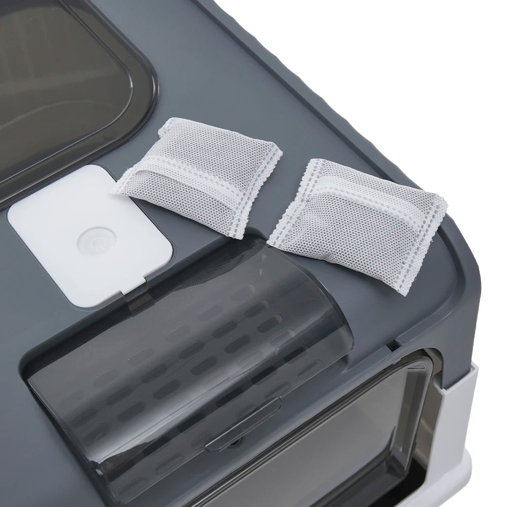 Odor Control Cat Litter Box with Easy Clean Tray
