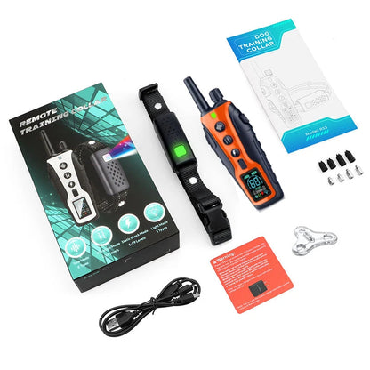Long Range Waterproof Dog Training Collar & Remote