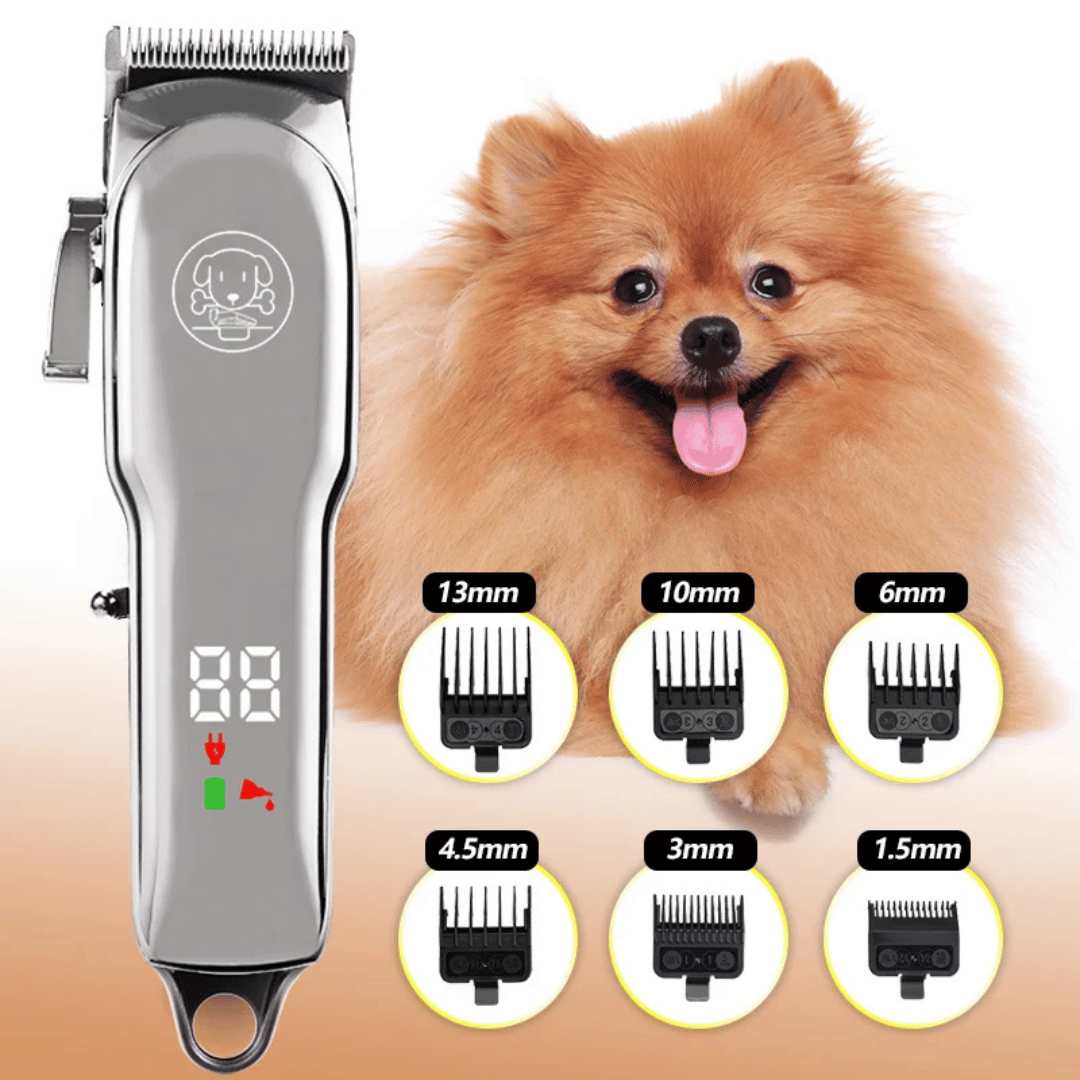 Wireless Pet Grooming Kit with Sharp Blades & Tools
