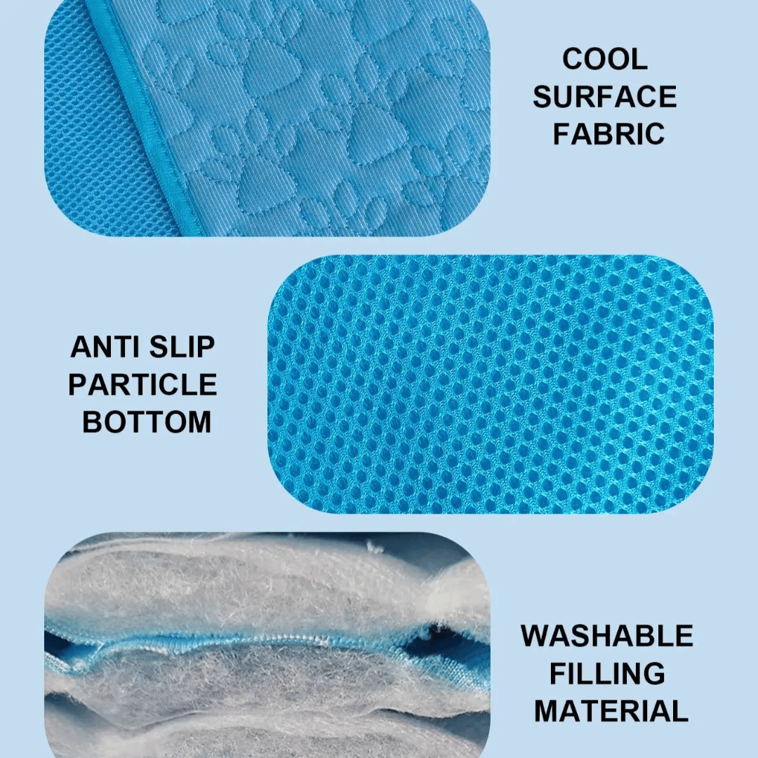 Comfortable Pet Cooling Pad | Washable Dog Mat