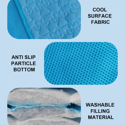 Comfortable Pet Cooling Pad | Washable Dog Mat