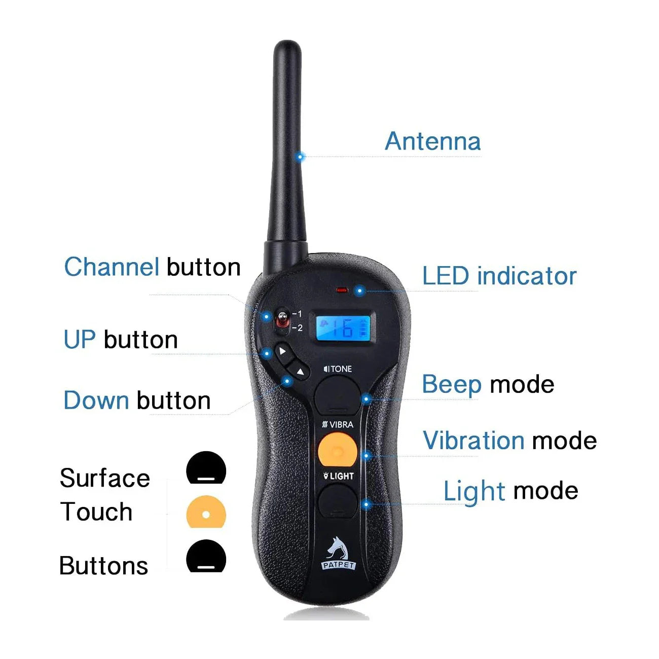Rechargeable Waterproof Vibration Dog Training Collar Kit