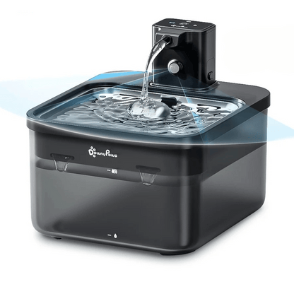 Silent Pet Fountain with Auto Sensor & Stainless Steel Bowl - LifyPet