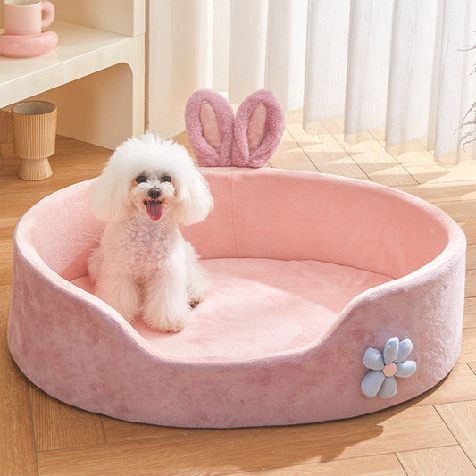 Cozy Plush Pet Bed for Small Dogs and Cats - LifyPet