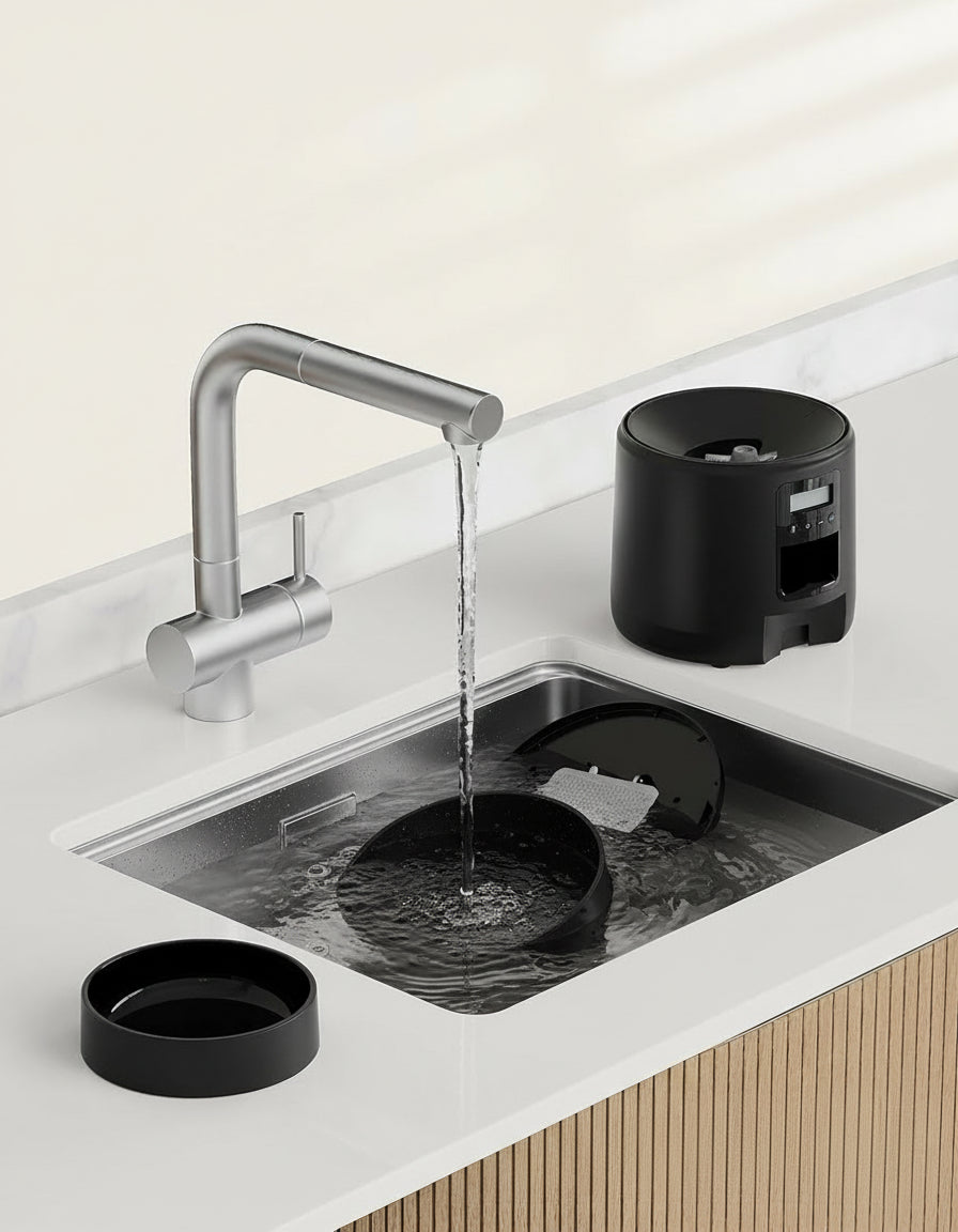 Automatic Cat Feeder Dry Food cleaning