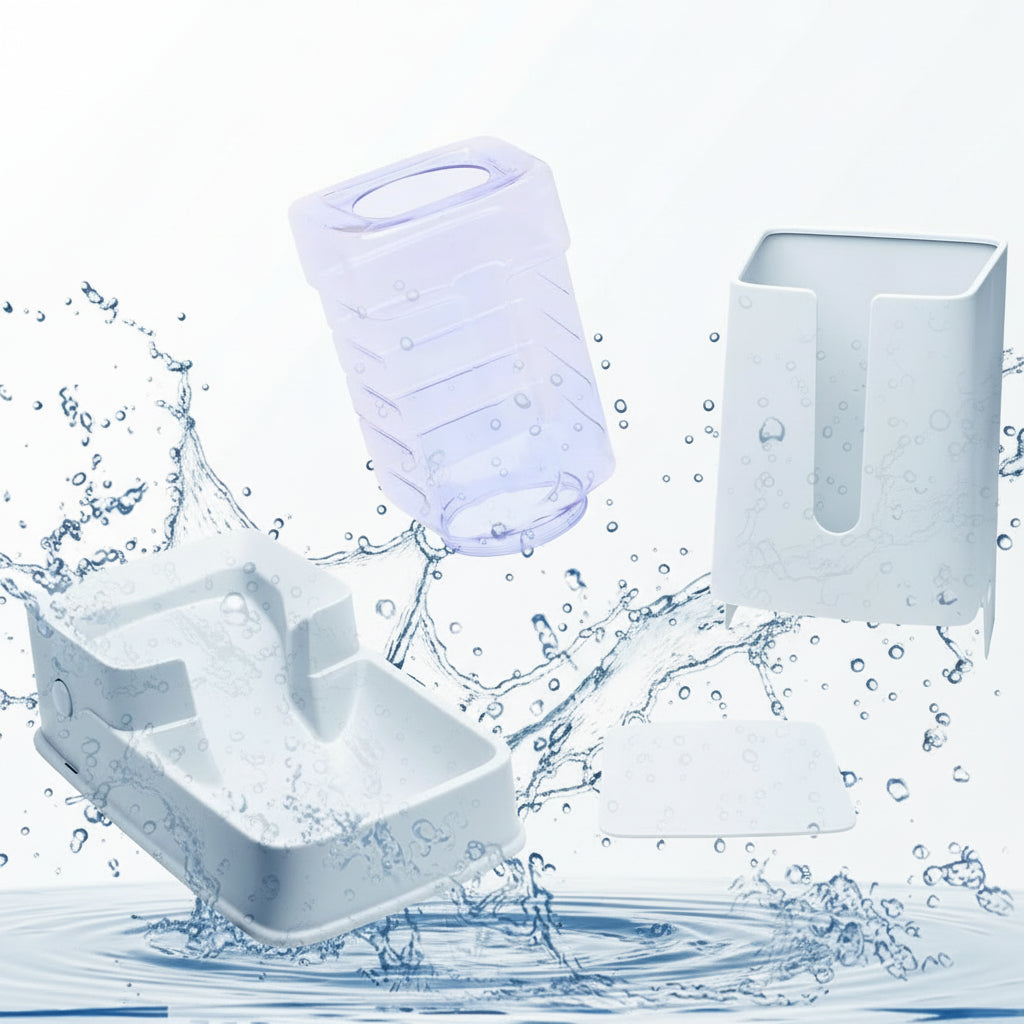 Automatic Pet Feeder Small&Medium Pets Automatic Food Feeder and Waterer Set 3.8L