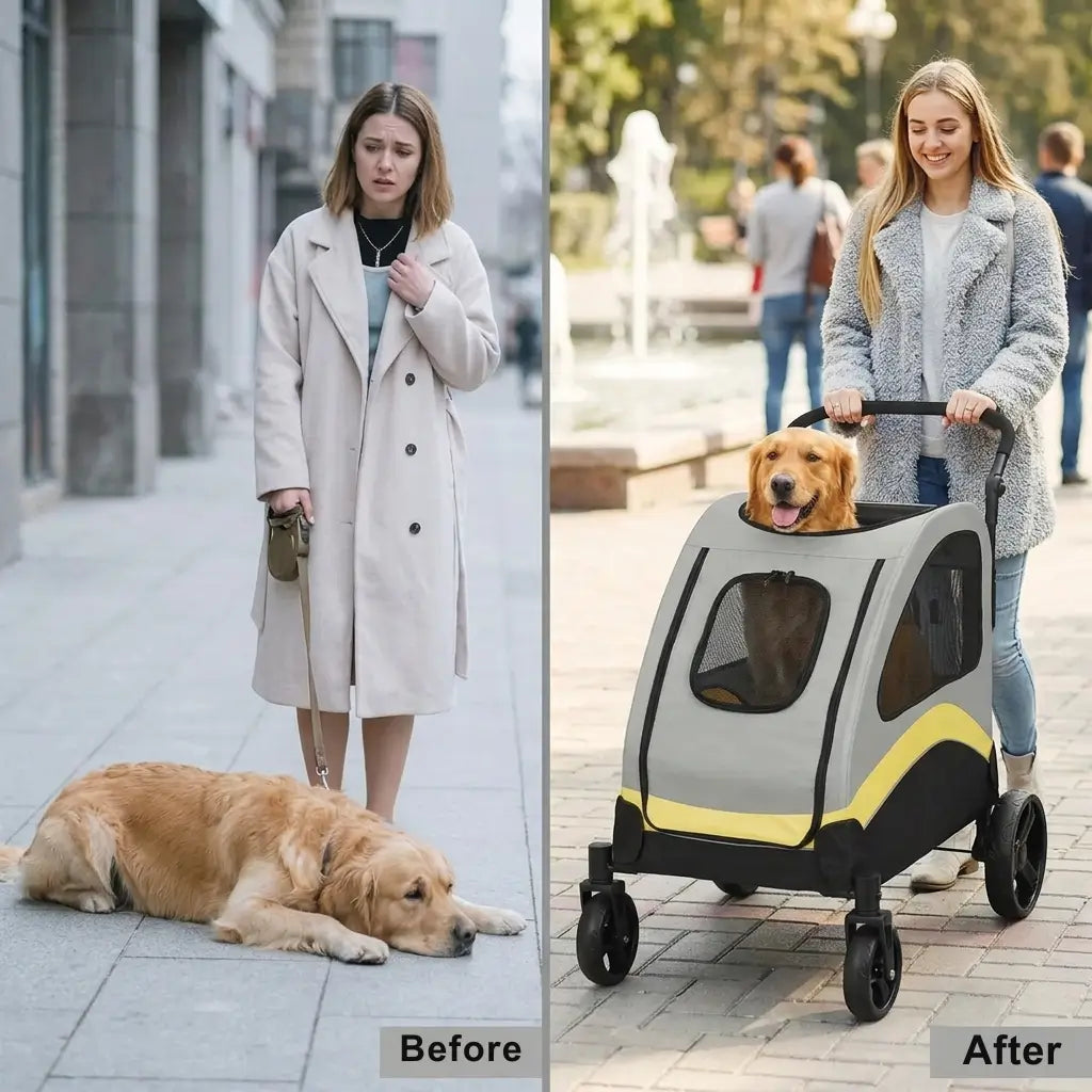 Before and after comparison