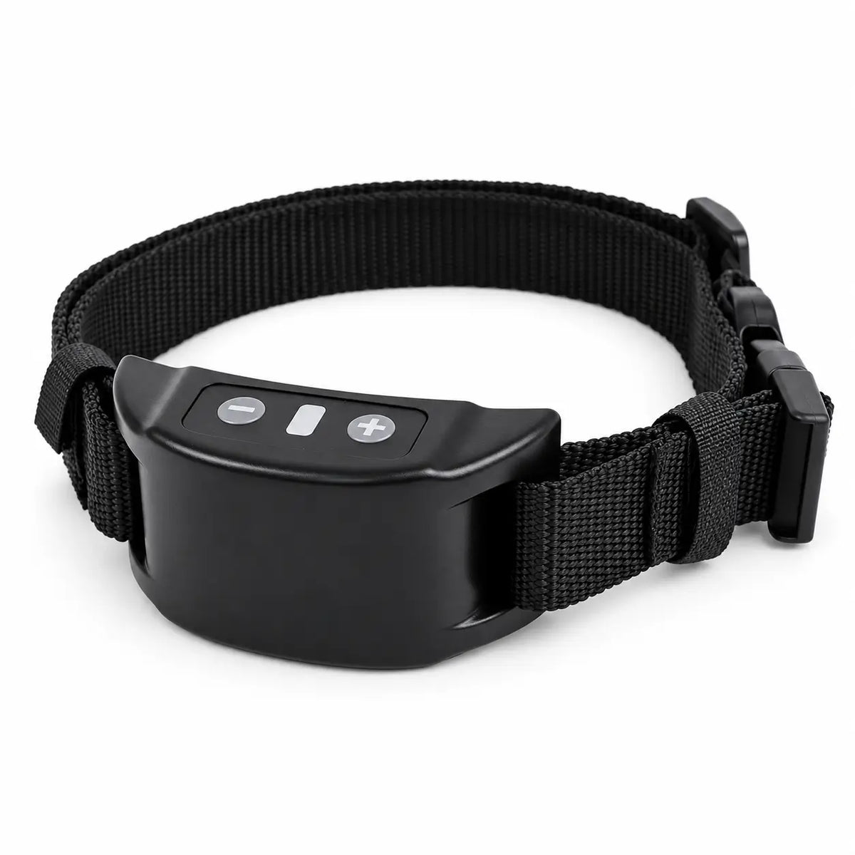 BarkQuiet bark collar with plain black strap