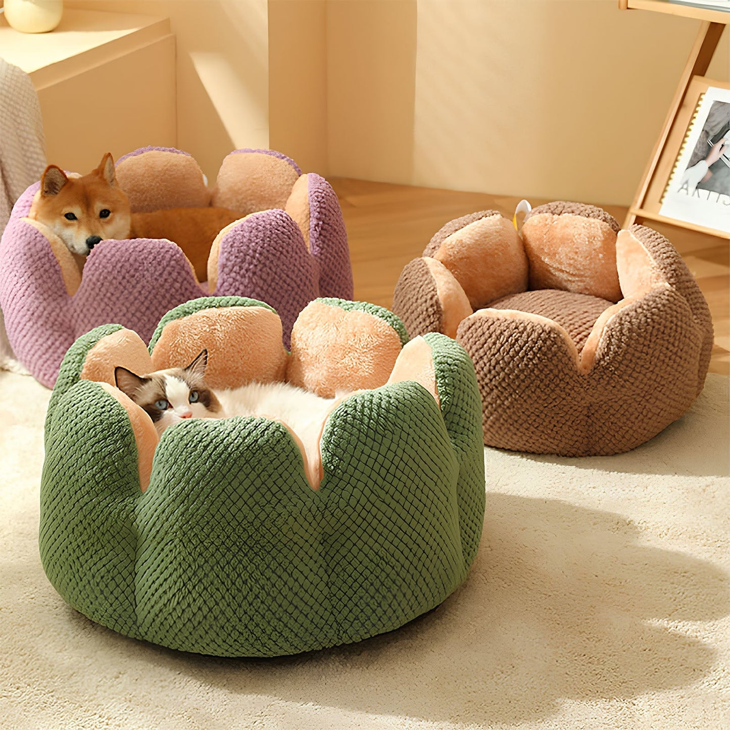 Fun Shaped Pet Bed for Cats and Dogs