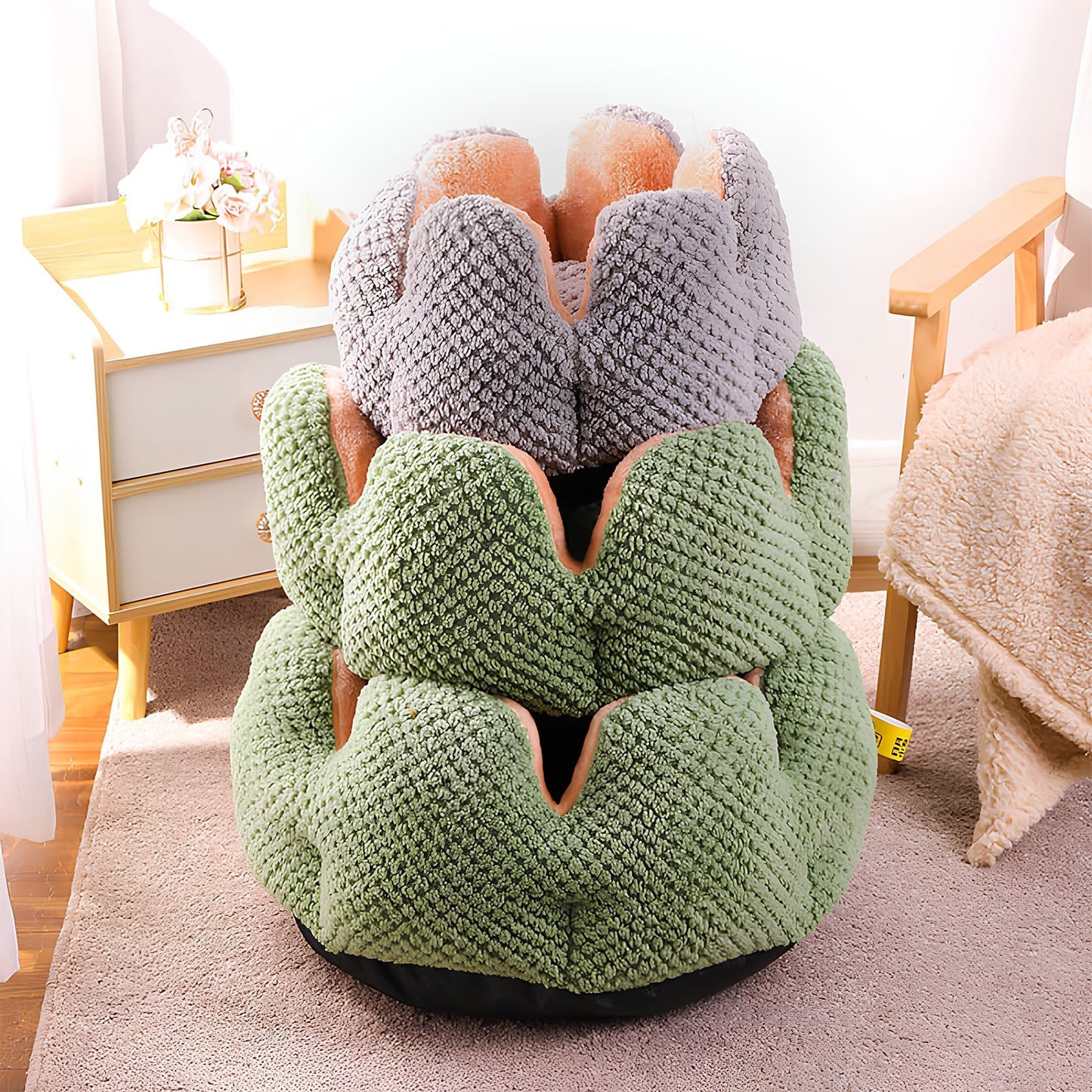 Fun Shaped Pet Bed for Cats and Dogs