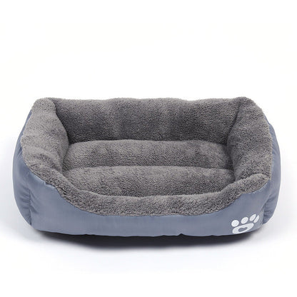 Cozy Pet Bed with Soft Fuzzy Lining