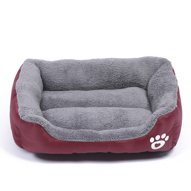 Cozy Pet Bed with Soft Fuzzy Lining