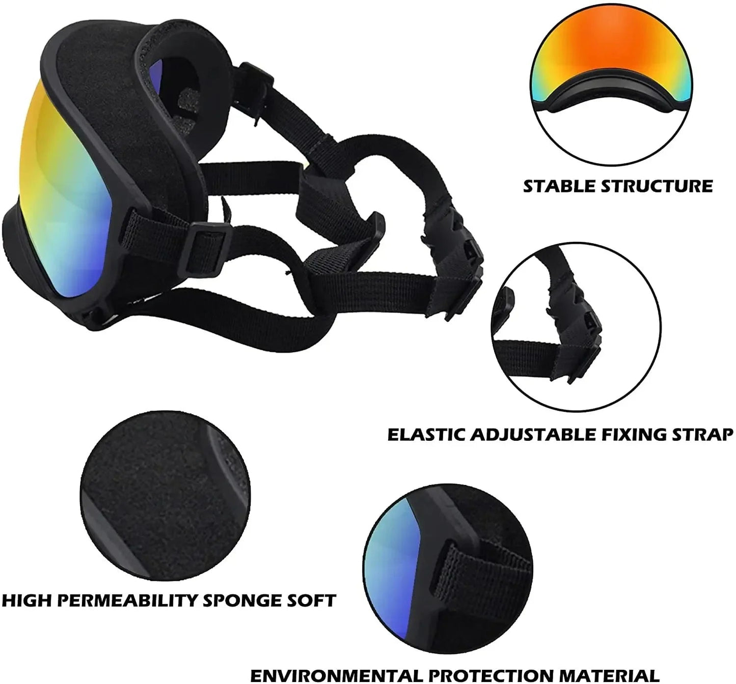Trendy Pet Shades | Waterproof Dog Sun Glasses