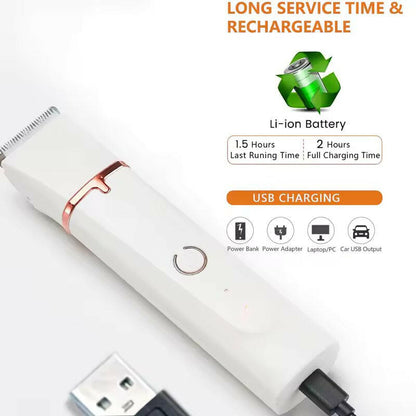 Portable Pet Grooming Kit Clippers Set