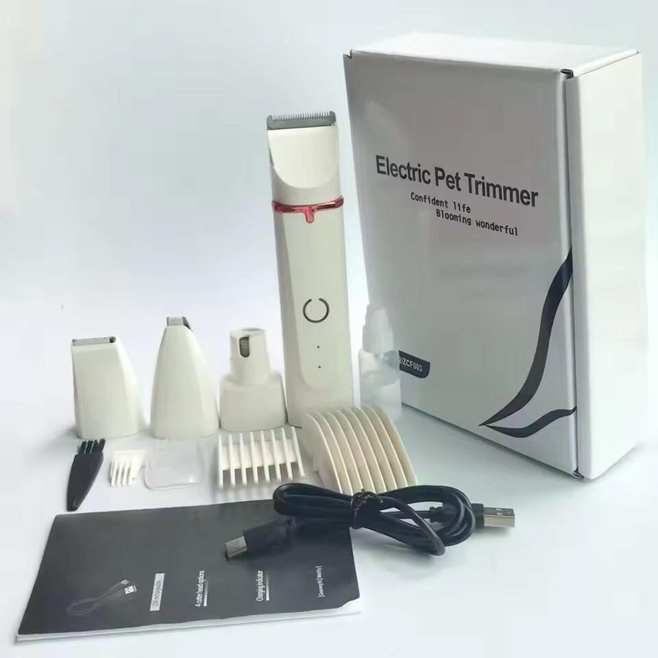Portable Pet Grooming Kit Clippers Set