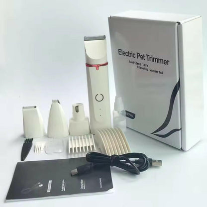 Portable Pet Grooming Kit Clippers Set