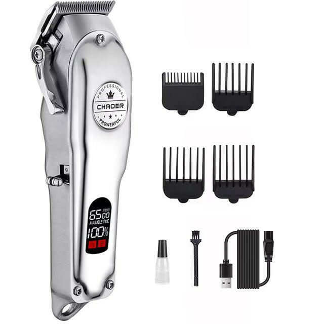 Quiet Pet Grooming Trimmer Set with Adjustable Blades