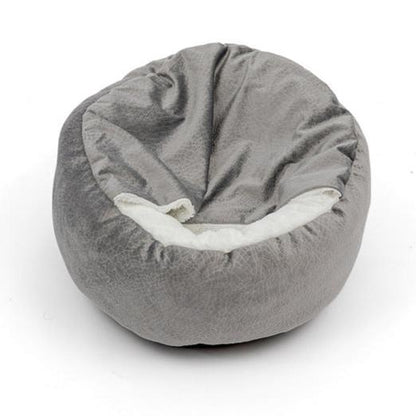 Soft Pet Bed with Plush Blanket for Cats and Dogs
