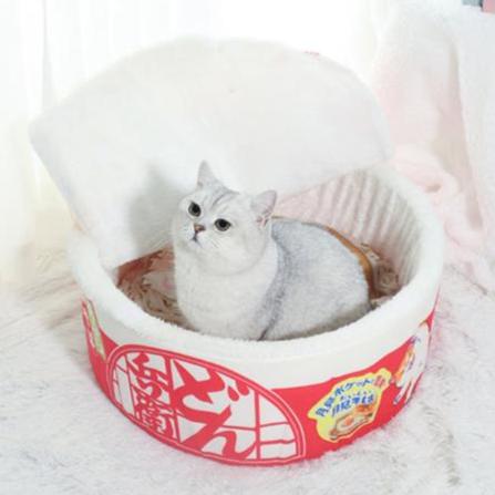 Adorable Fun Cat Noodle Bed - LifyPet