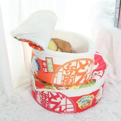 Adorable Fun Cat Noodle Bed