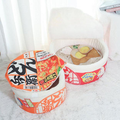 Adorable Fun Cat Noodle Bed