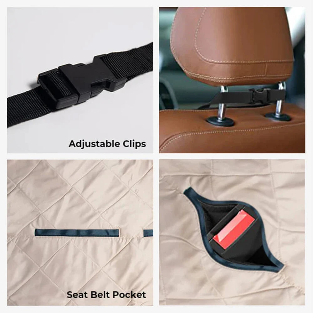 Pet Car Seat Cover for Rear Seats