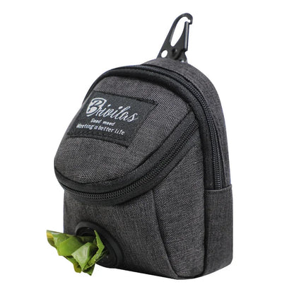 Convenient Dog Poop Bag Holder with Treat Pocket